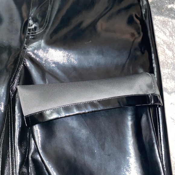 NWT HW JJXX faux Latex Style Pants - Picture 6 of 7